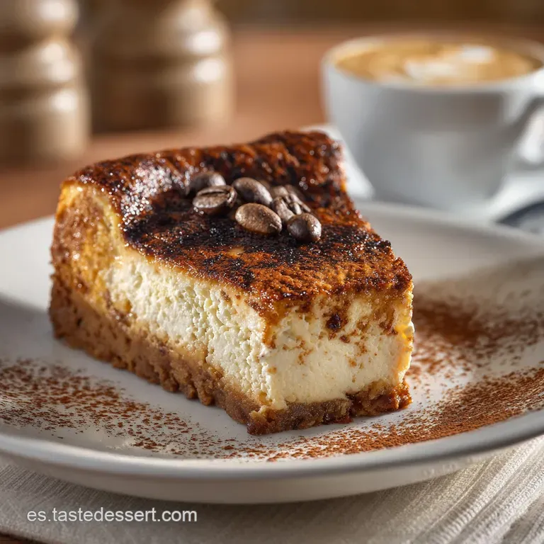Tarta De Caf&eacute; Sin Horno: El Capricho Cremoso Con Mascarpone presentation
