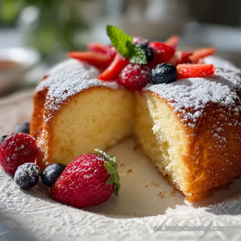 Slice of 'Tarta de la Abuela' with fluffy custard, cocoa cookie crumbles, and a dusting of cocoa powder on a white plate.