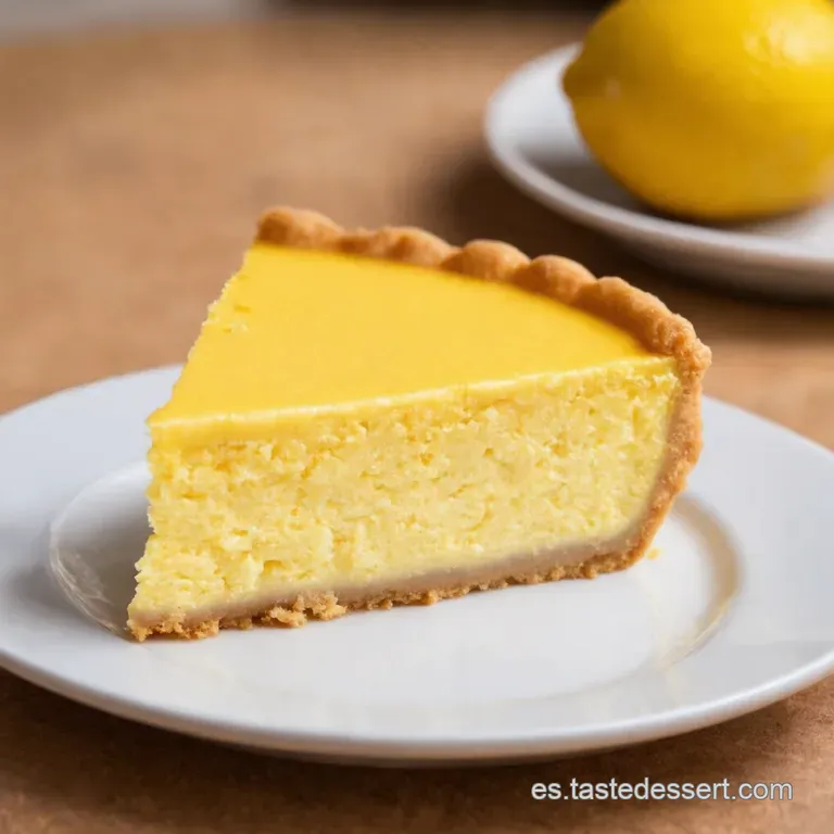 Tarta De Lim&oacute;n Cremosa Un Cl&aacute;sico Con Un Toque Especial presentation