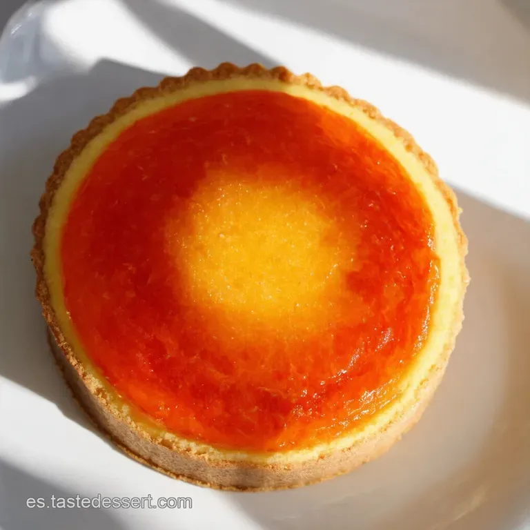 Tarta de Naranja Sanguina con Crujiente de Almendras