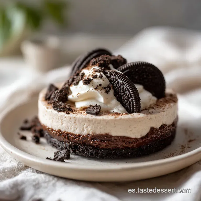 Tarta de Oreo: Relleno Sedoso y Base Crujiente