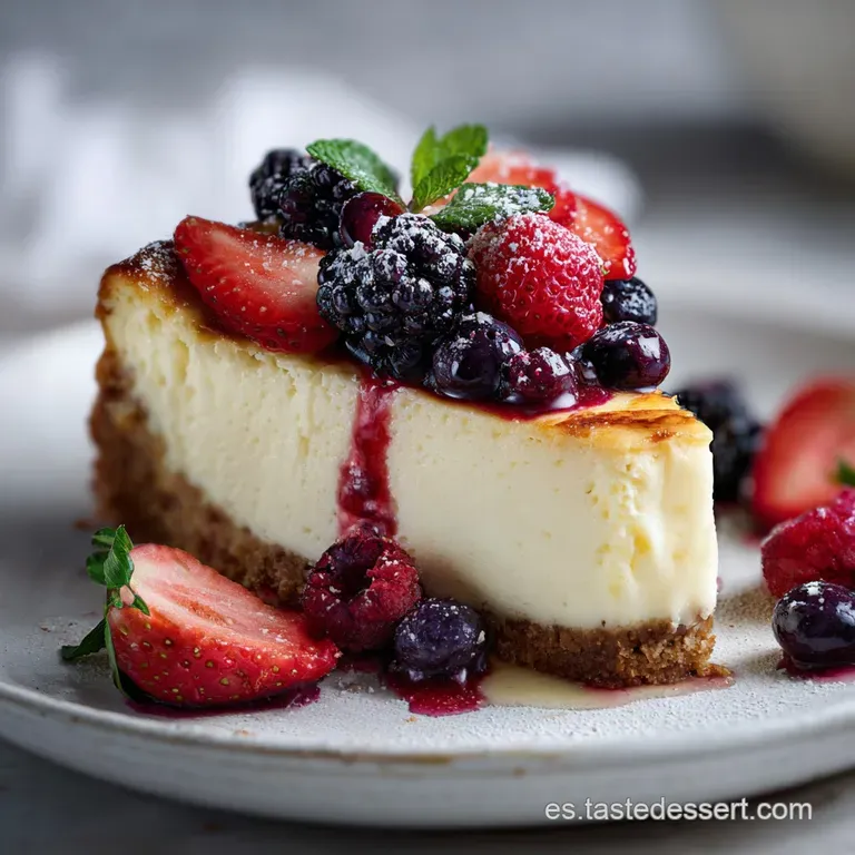 Tarta De Queso Al Horno Esponjosa