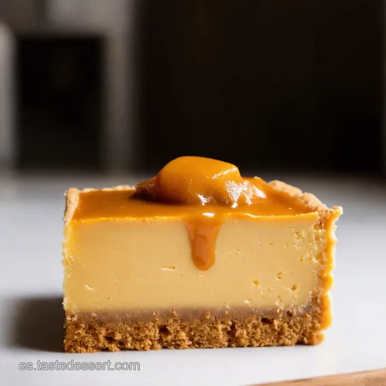 Tarta De Queso Biscoff Con Caramelo Salado Un Pecado Irresistible presentation