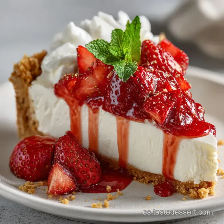 Slice of creamy, chilled custard tart dusted with cocoa. Delicate ripples and a rich, inviting color on a dessert plate.