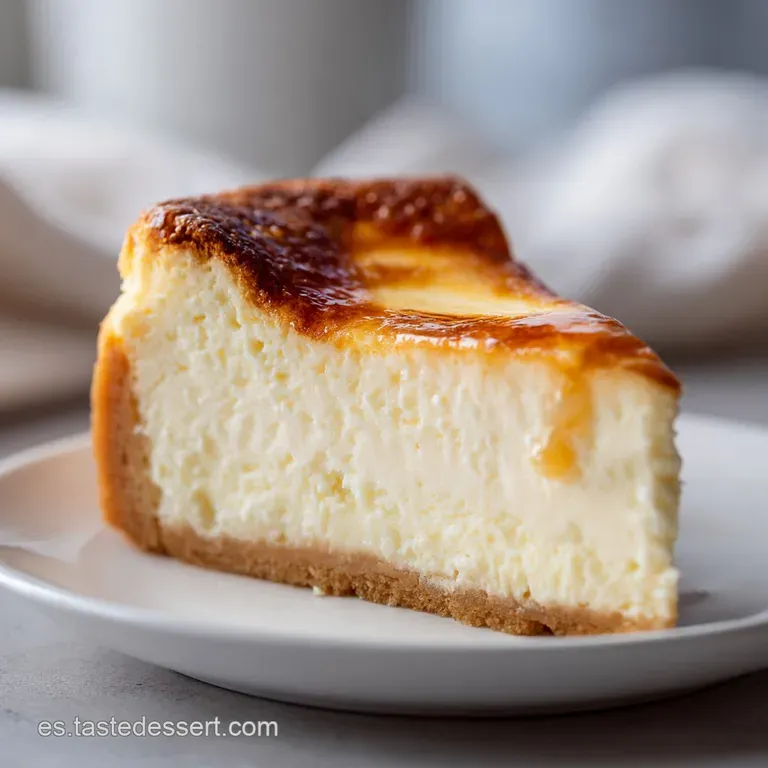 Tarta De Queso Casera Horneada