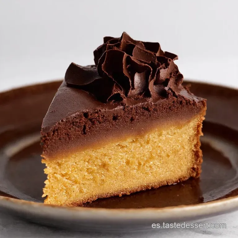 Tarta Delicia de Chocolate con Leche y Caramelo Salado