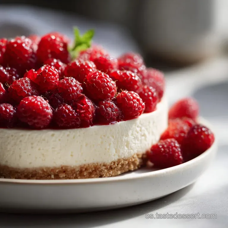 Tarta de Queso Sin Horno con Frutos Rojos