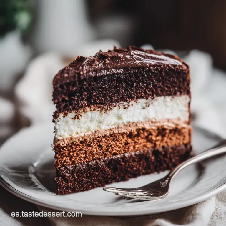 Tarta Tres Chocolates: Capas Sedosas