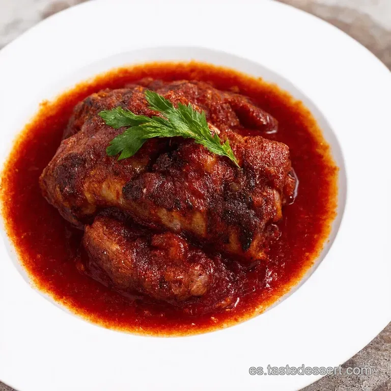 Ternera en Salsa de Vino Tinto a la Espa&ntilde;ola