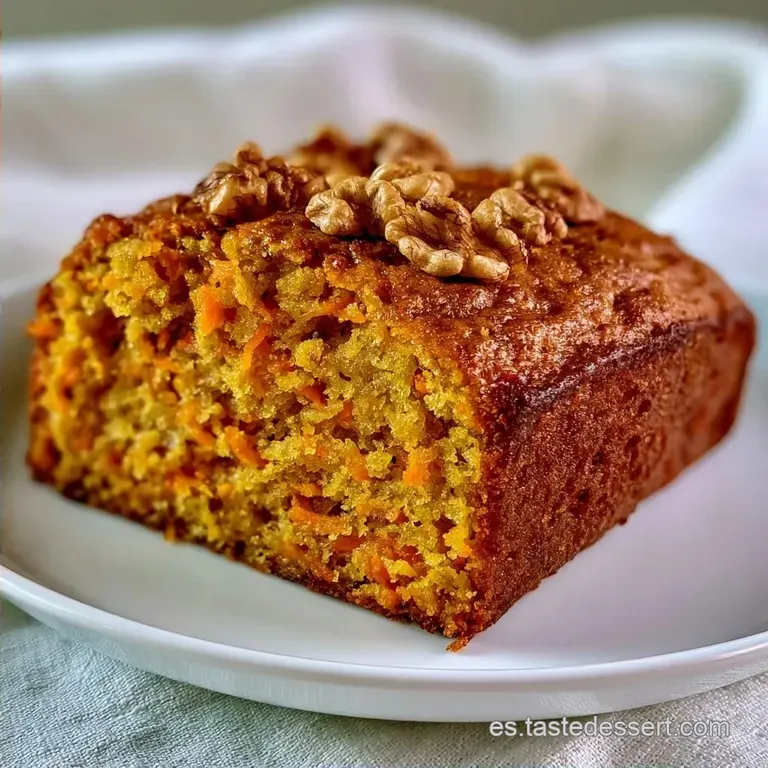 Torta de Zanahoria con Nueces Crujientes