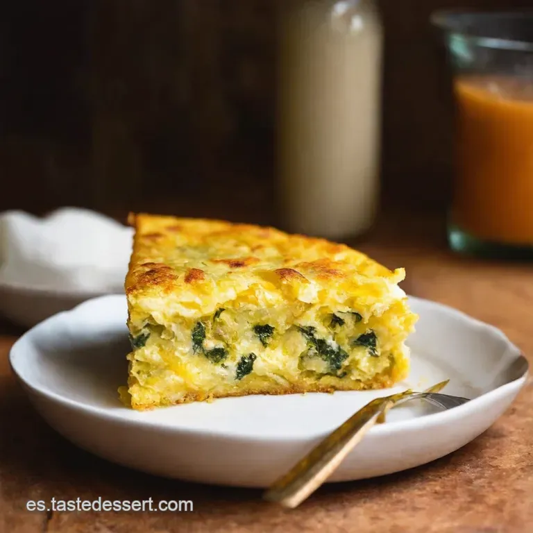 Tortilla De Espinacas Jugosa La Receta Espa&ntilde;ola Perfecta presentation