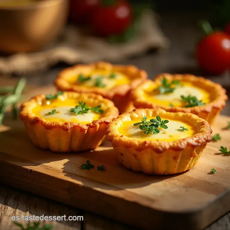 Tortitas De Coliflor Y Queso Manchego presentation