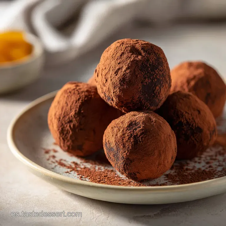Trufas De Chocolate Caseras: Coraz&oacute;n Aterciopelado