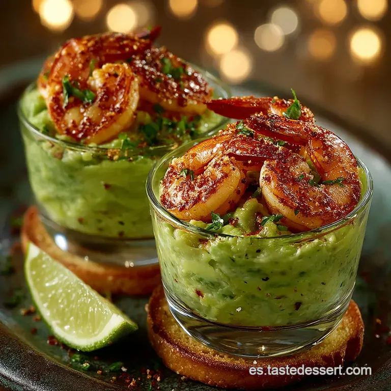 Aperitivos En Vasito: Fiesta De Aguacate Y Camar&oacute;n presentation