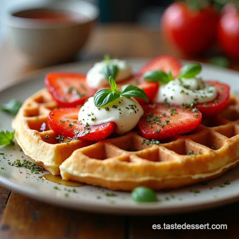 Waffles Pizza C&eacute;sar El Brunch M&aacute;s Divertido