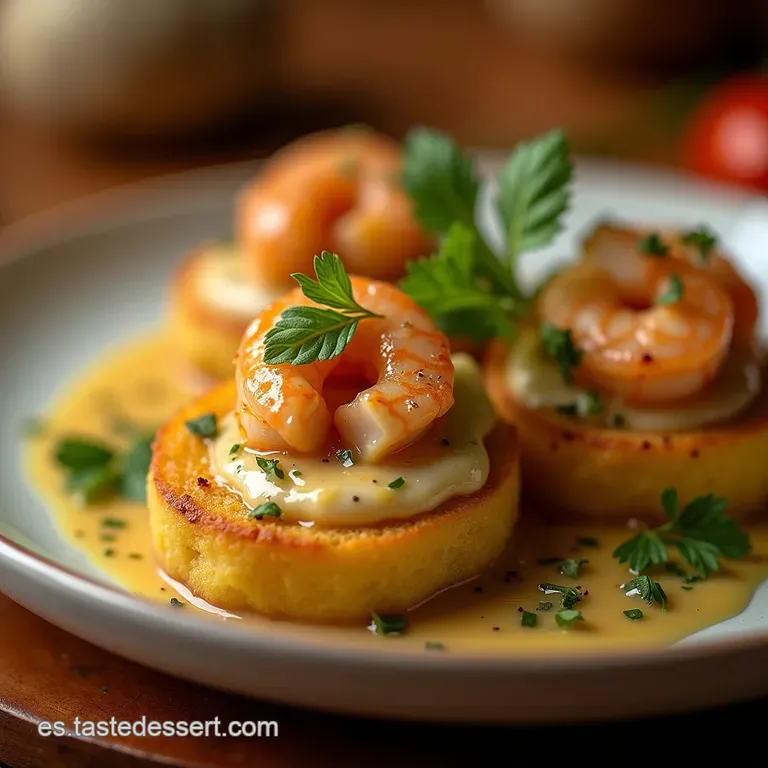 Espaguetis De Calabac&iacute;n Al Estilo Mediterr&aacute;neo Con Cremosa Salsa De Nata Y Gambones Frescos presentation